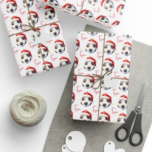 Custom Name Soccer Wrapping Paper Soccer Ball Wrapping Paper Roll Christmas Soccer Ball With Personalized Name, Soccer Gift Wrap With Name image 2