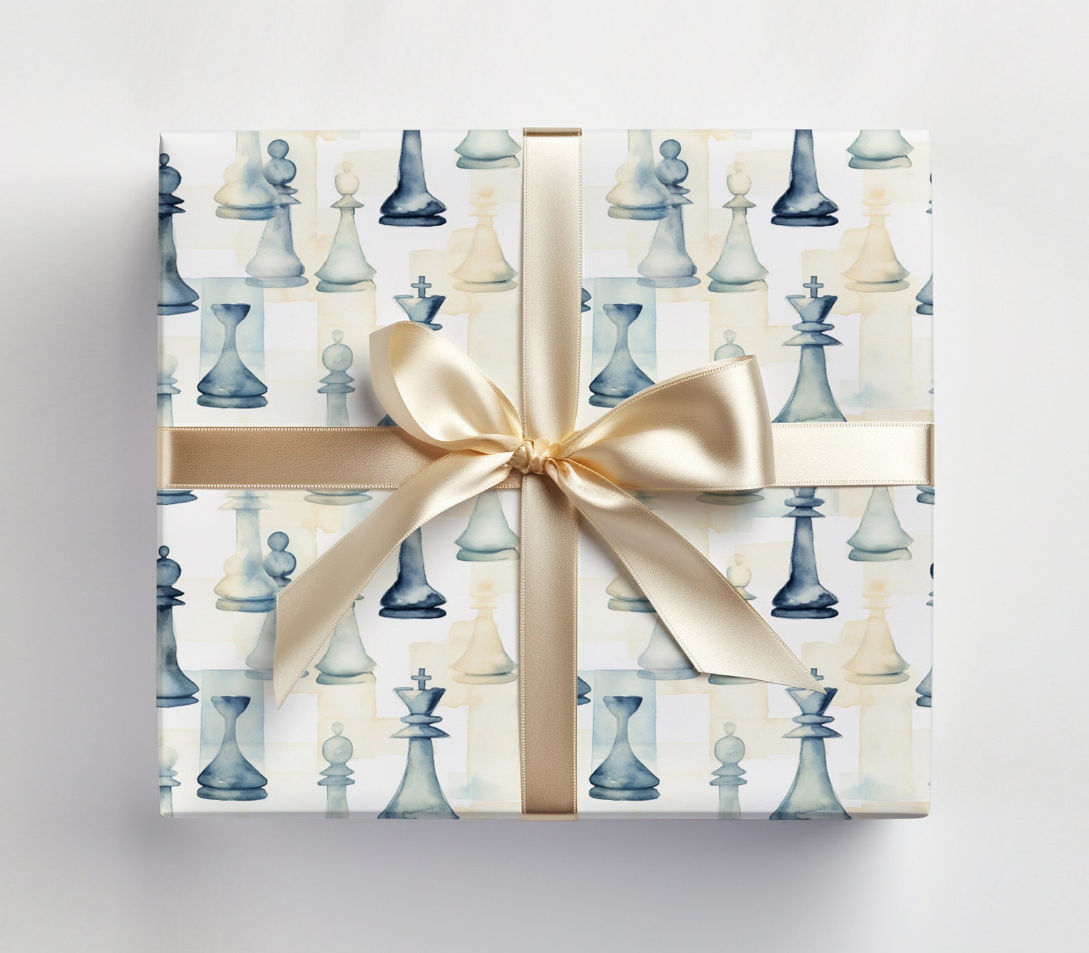 Chess Wrapping Paper Roll Chess Pieces, Chess Lovers Gift Wrapping ...