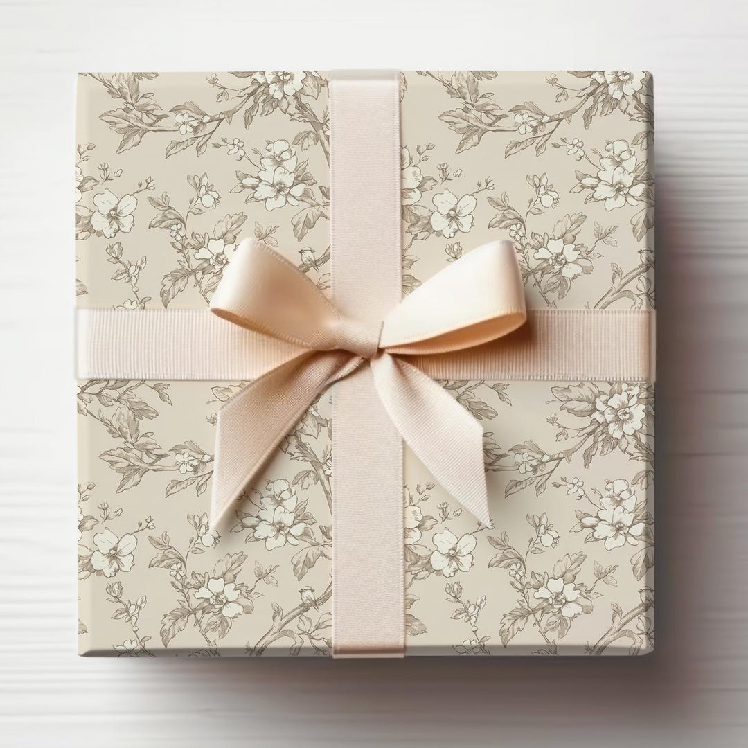 Rotolo Di Carta Regalo In Carta Kraft Con Fiocchi Di Neve, Ecologica E Riciclabile - Perfetta Per Natale E Feste