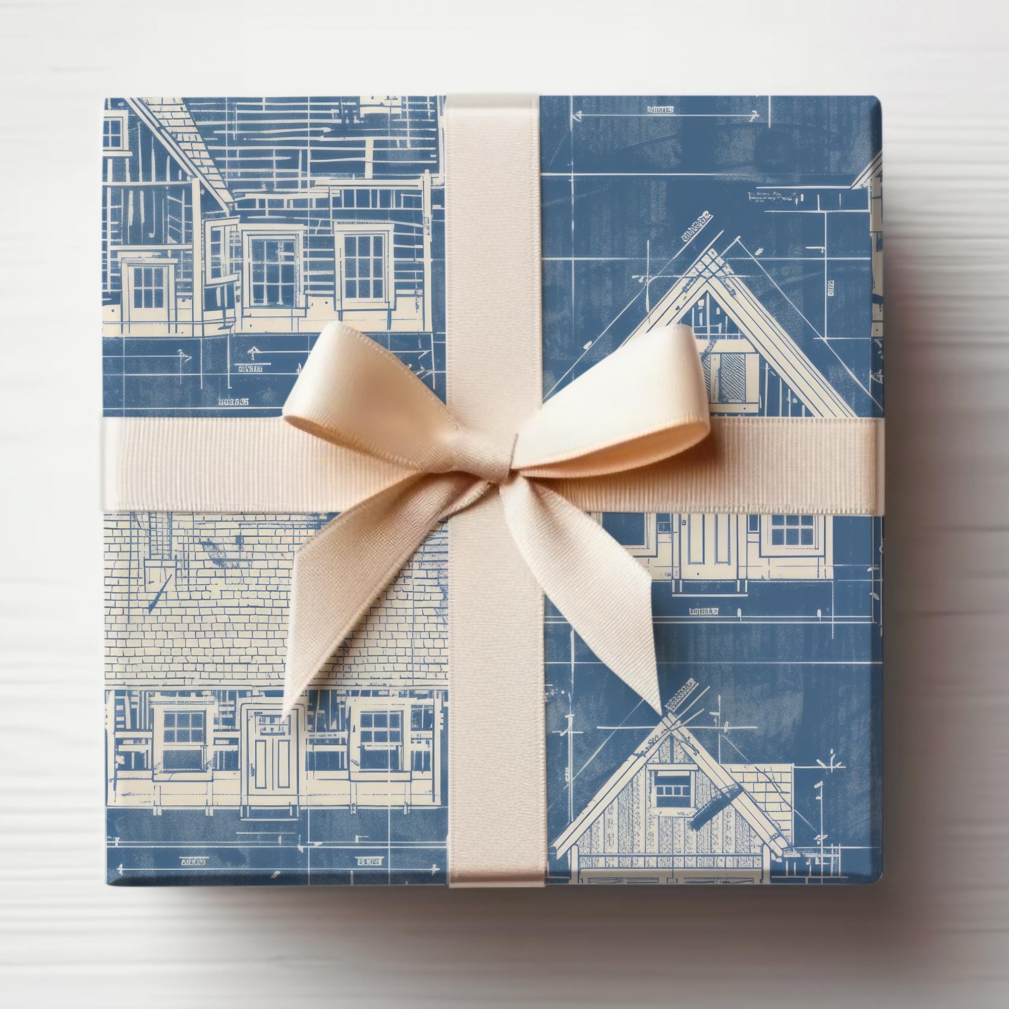 Wrapping Paper Building Engineer Wrapping Paper, Architect Gift Wrap Construction Wrapping ...