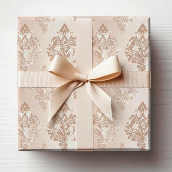 Carta Da Regalo Rotolo 43 Cm X 10 M – Doppia Faccia Perlato/Opaco, Per Matrimoni, Compleanni, Natale, Rosa