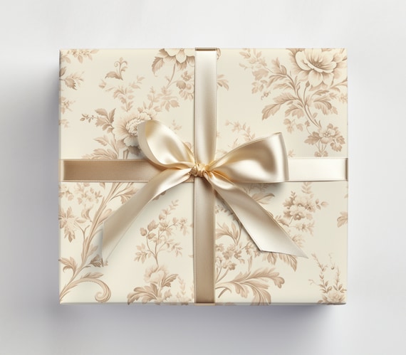 Ivory Wrapping Paper Victorian Wrapping Paper Roll White Wedding Wrapping Paper Roll Elegant Wrapping Paper White Gift Wrap Ivory Etsy UK