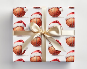 Basketball Wrapping Paper Roll Basketball Christmas Basketball Gift Wrap Roll, Gift Wrapping Basketball Lovers Wrapping