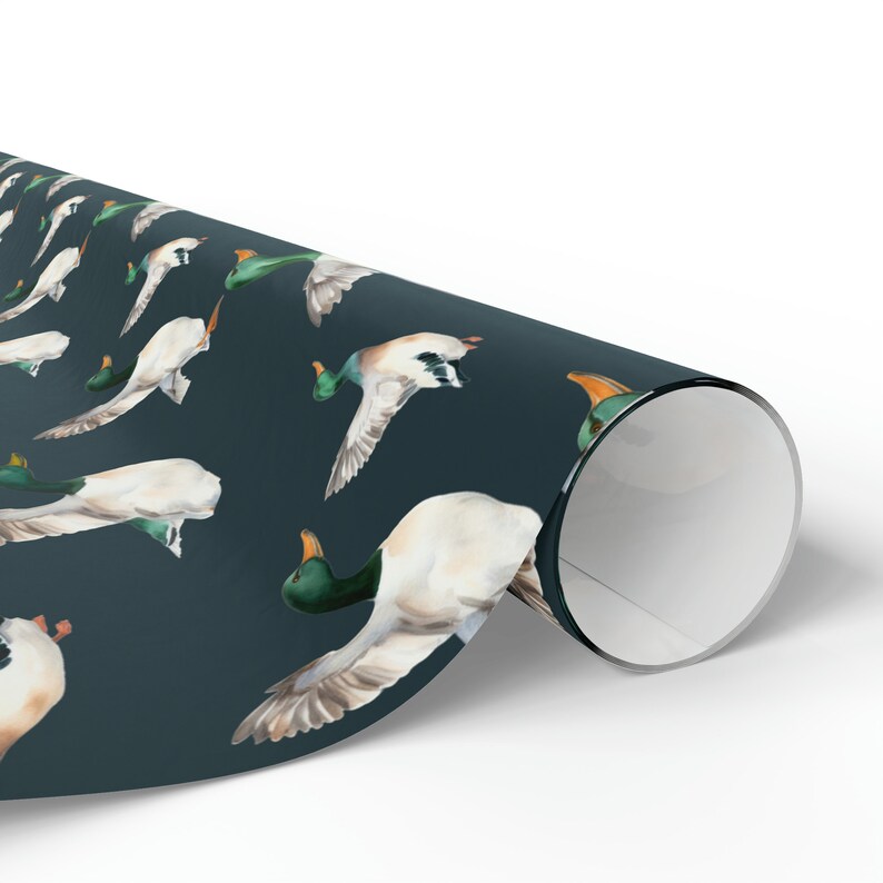 Duck Hunting Wrapping Paper Roll for Hunting Gift Wrap Roll Ducks