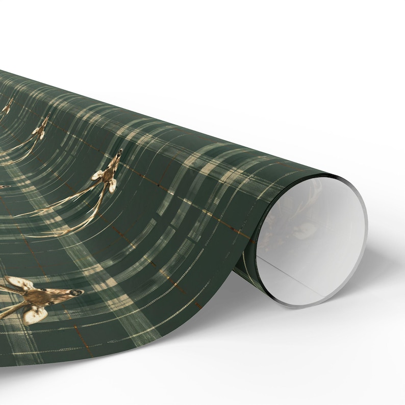 Hunting Wrapping Paper Hunters Gift Wrap Deer Christmas Wrapping Paper for Men, Gift Wrap for Men Christmas Men Gift Wrapping image 5