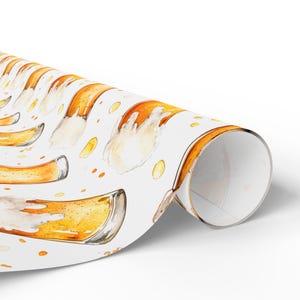 Beer Wrapping Paper Roll Beer Enthusiast Gift Wrapping Roll Christmas Beer Gift Wrapping Roll Beer image 4