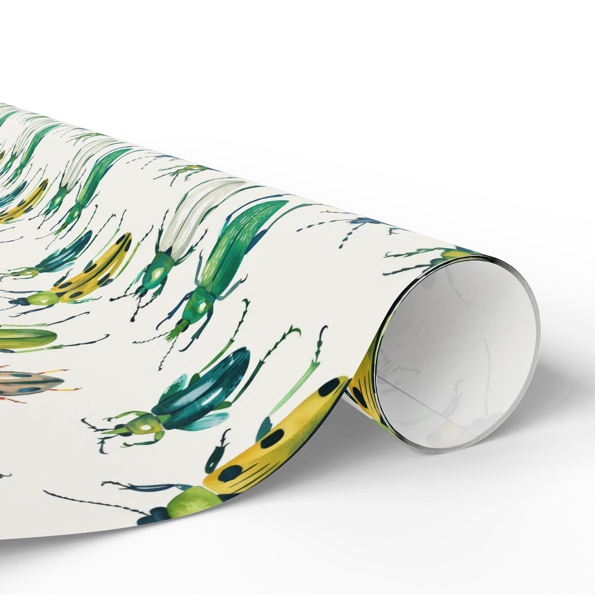 Bug Wrapping Paper for Boys, Bugs Gift Wrap, Insect Wrapping Paper ...