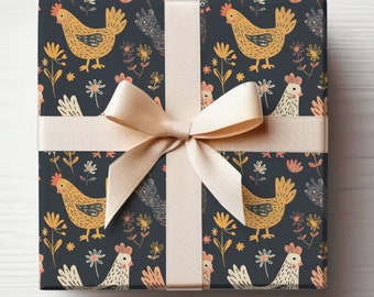 Küken Geschenkpapierrolle, süße Hühner Geschenkpapierrolle, Geschenkpapierrolle, Geschenkpapierrolle