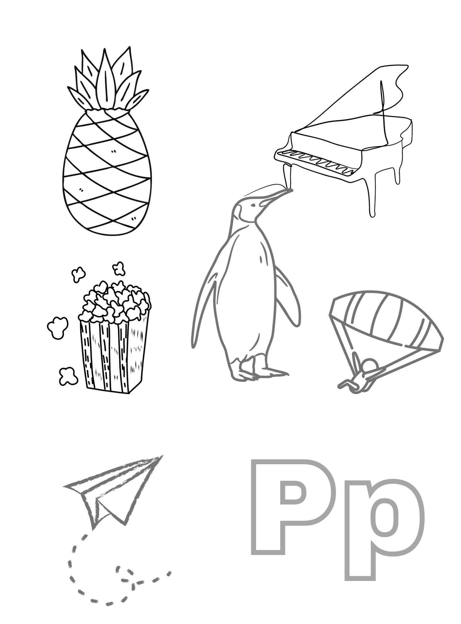 Printable Letters With Color Learn the Alphabet With Color, Printable Sheets - Etsy