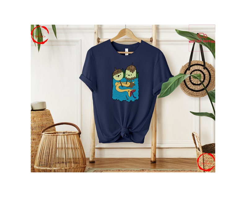 Prinzessin Bubblegums Rock Adventure Time Shirt, Adventure Time Shirt Fan Geschenke, Marceline Shirt, Adventure Time Cartoon Shirt, lustiges Shirt Navy