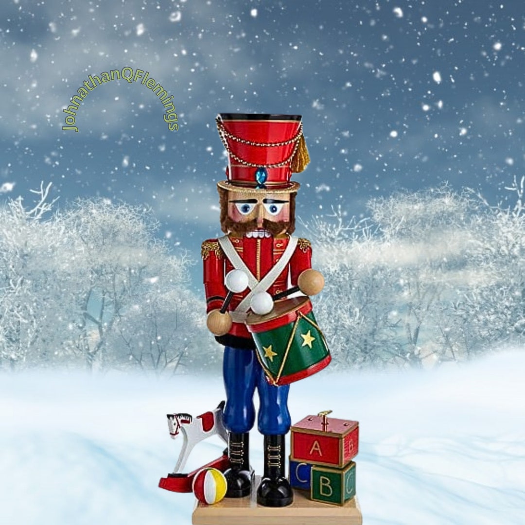 Musical Toy Soldier Nutcracker Etsy
