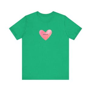 Amour T-shirt, Love Tee, best valentine gift, Valentine&#39;s Day Gift, French inspired tee, Unisex gift, cute heart tshirt, best valentines tee