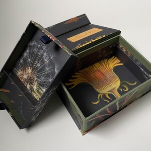 Portagioie magnetico a due livelli – Modello Cavallini ‘Dandelion’ – Ricordo fatto a mano da Making Sagak