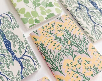 Personalised Botanical Notebook - Handmade A5 or A6 Journal