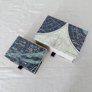 Personalised Celestial Decorative Storage Box – Handmade Organiser with Star Chart & Milky Way Design for Tie Clips, Cufflinks, Tea Bags or