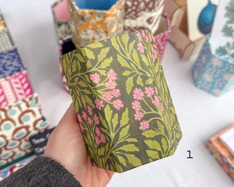 Personalised Hexagonal Pen Pot / Makeup Brush Holder image 2