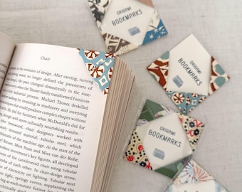 Origami Corner Bookmark — Handmade