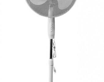 Ecolle pedestal fan 79702 with 40 cm diameter and 3 speed levels, height adjustable, 45 watts