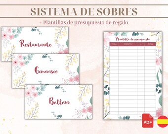 50+ Covers + A6 Budget Tracker Planner Spanish Digital Savings Book PDF Download Financial Planner