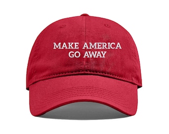 Gorra bordada "Make America Go Away" con la hoja de arce de Canadá o la bandera de Groenlandia, gorra con orgullo patriota canadiense, regalo para canadienses, gorra de Canadá
