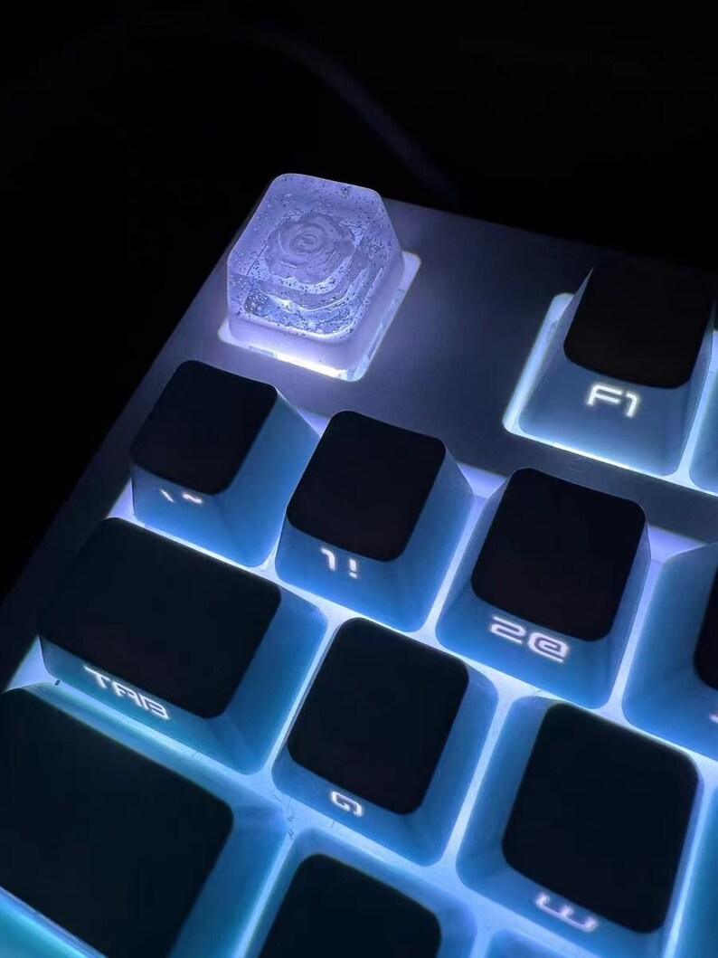 Glue Key Cap, Mechanical Keyboard, First Sunny Encounter Rose Girl