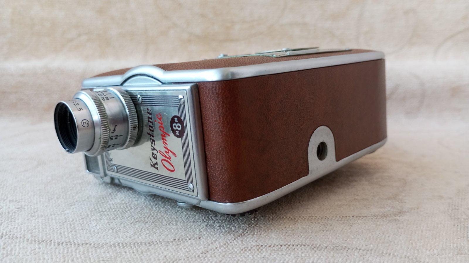 Vintage Movie Camera Keystone Olympic. Model K-32 8mm. Old Film
