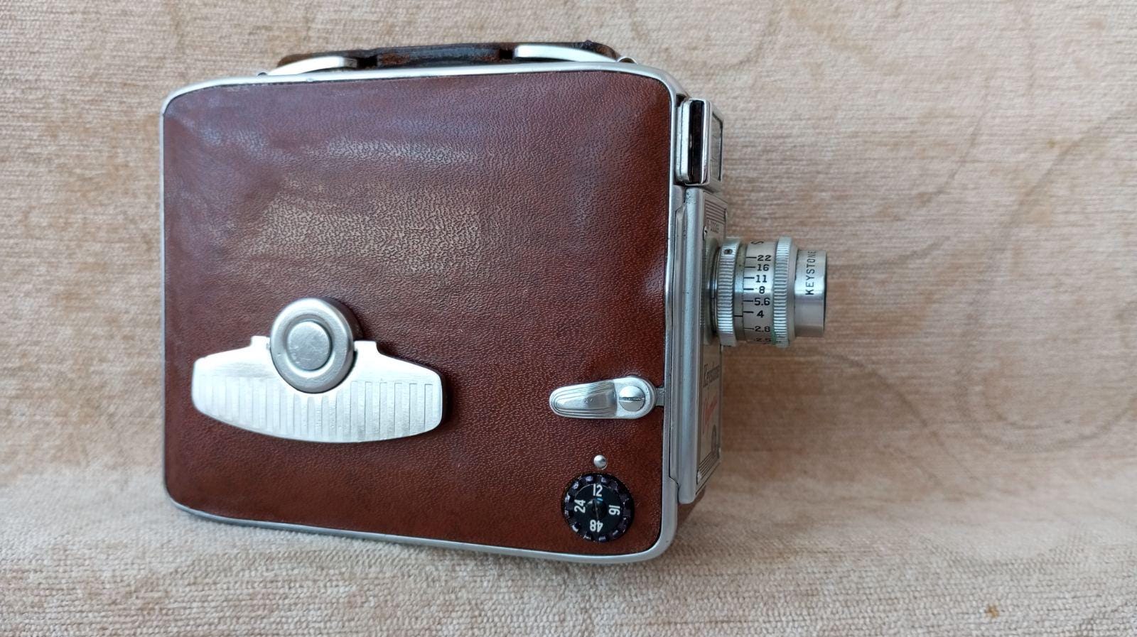 Vintage Movie Camera Keystone Olympic. Model K-32 8mm. Old Film