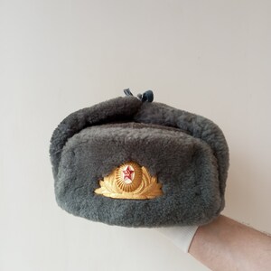 Vintage Soviet cap, hat, USSR army hat.