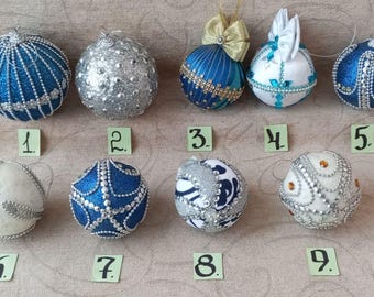 Vintage Christmas decoration. Handmade Christmas tree toy. Christmas decor, seasonal ornament. Retro New Year. Gift. Ukraine.