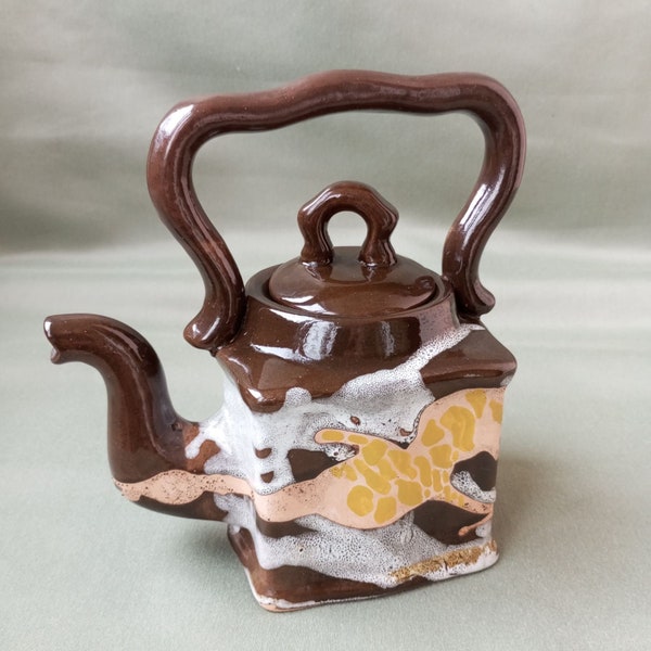 Soviet, vintage teapot. Ceramics, handmade. LCSF