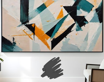 Abstract Geometric Art: Bold Minimalist Home Decor (Digital Download)