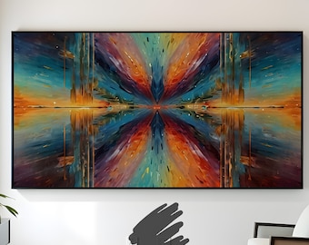 Abstract Symmetry Art Print: Modern Kaleidoscope Wall Decor (Digital Download)