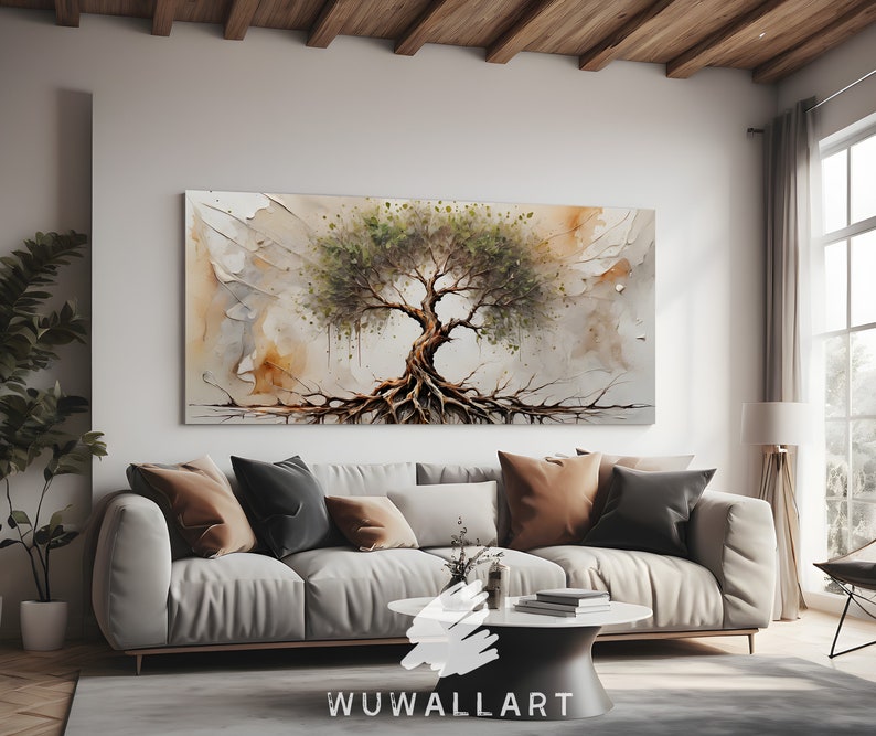 Abstract Tree Roots Art Print: Modern Home Decor (digital Download) - Etsy