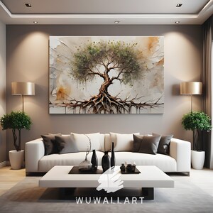 Abstract Tree Roots Art Print: Modern Home Decor (digital Download) - Etsy