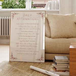 Taylor Affirmation Poster,Taylor print Affirmations in Taylor Lyrics Girly dorm bedroom decor,Taylor gift daily affirmations Taylor Art