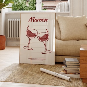 Maroon Lyric Poster,Taylor Printable Wall Art,Taylor Lyric Poster,Taylor album poster,Maroon Lyrics Digital Print,So Scarlet Print,bar cart
