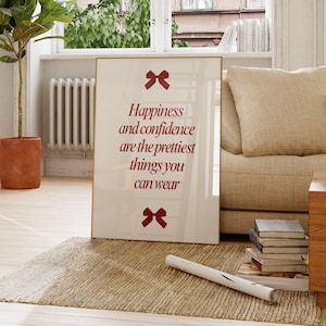 Taylor Quote Print,Happiness&Confidence,Affirmations in Taylor Lyrics,Motivational Positive Quote,Taylor Inspired,Girly Wall Art,Bow print