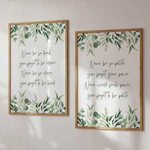 Marjorie Print Set of 2,Taylor Print Set,Taylor Poster never be so kind poster,taylor gift, Taylor print, Taylor Lyric Poster Girly Bedroom