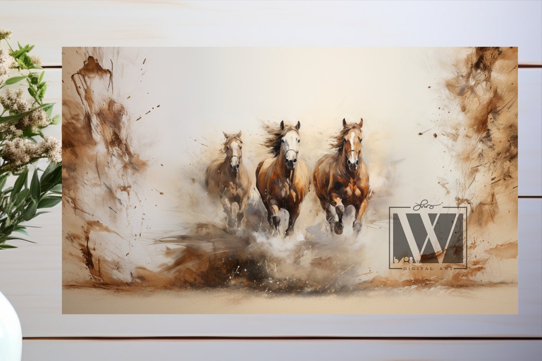 Watercolor Horse PRINTABLE ART Horse Print Download Horse Poster Gift ...