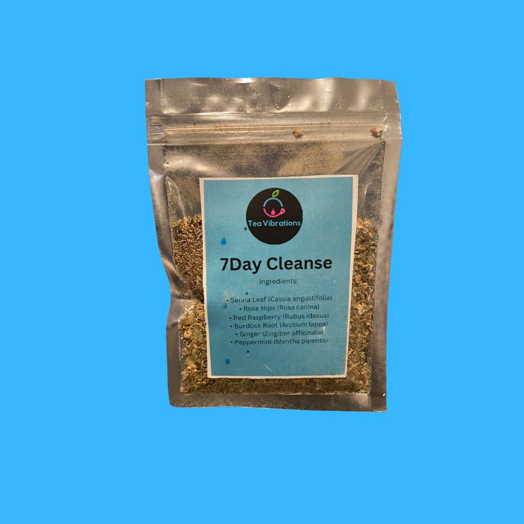 7day Cleanse Tea Herbal Detox Program Organic Loose Leaf Etsy