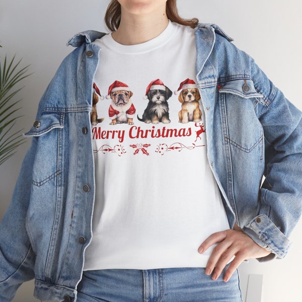 Hondentastic Christmas: Durable and Comfy Unisex Tee! Made from 100% US cotton, perfect fit & timeless design. Order now for fast delivery!