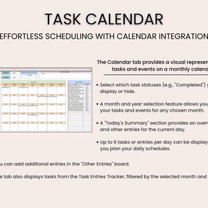 To Do List, Task Tracker, and Productivity Planner for Excel - Daily ...