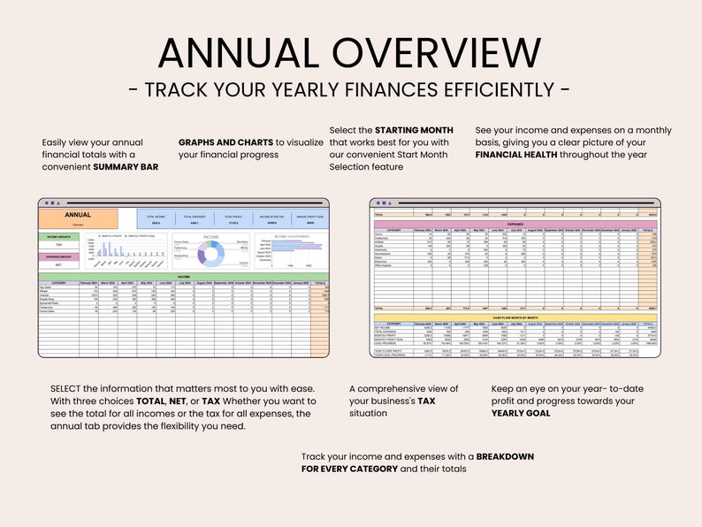 Bookkeeping Template for Small Business Easy Income Tracker | Expense Tracker | Accounting Spreadsheet for Google Sheets