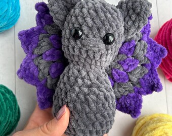 Betty the Bat Virkmönster: Låg-sömnad Amigurumi (PDF-mönster)
