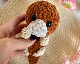 Platypus crochet pattern, crochet platypus, amigurumi platypus