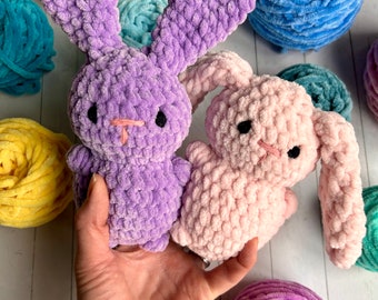 No Sew Crochet Bunny Pattern: Beginner Friendly Easter Amigurumi (PDF Pattern)