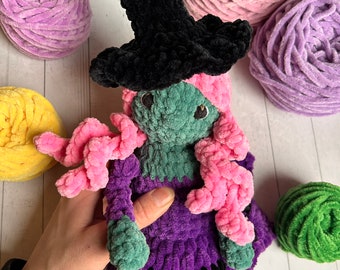 Wanda the witch crochet amigurumi pattern