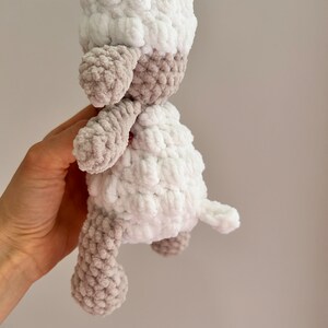 No sew crochet lamb pattern, farm crochet pattern, sheep crochet pattern, Easter lamb, crochet amigurumi pattern, image 7