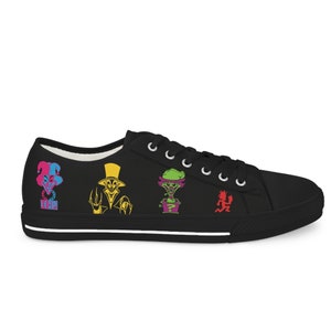 Men's ICP Joker Cards Low Top Sneakers Insane Clown Posse