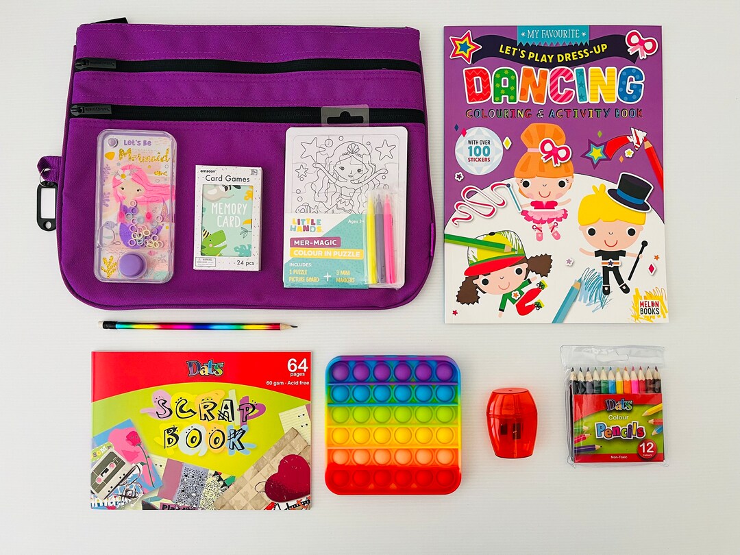 Childrens Activity Pack for Travel Boredom Buster for Kids Etsy